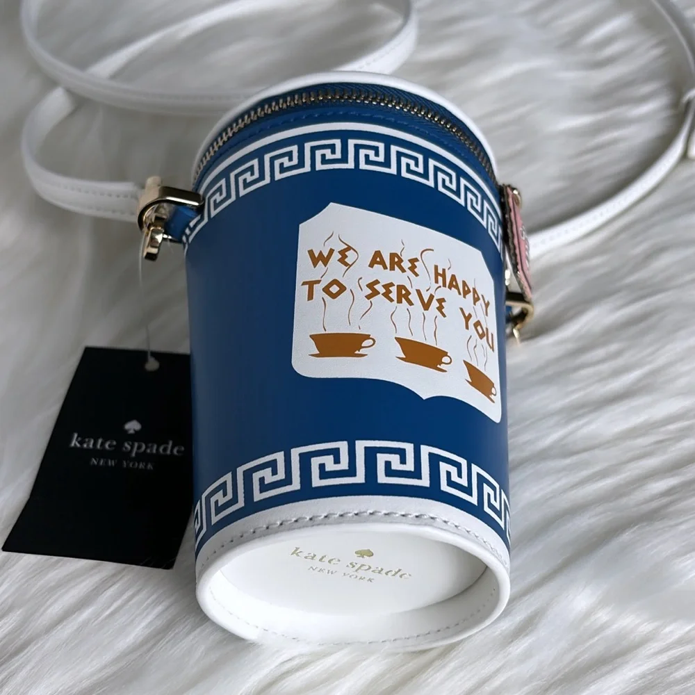 NWT💃Kate Spade Collectable Coffee Break 3D Crossbody - Picture 8 of 10